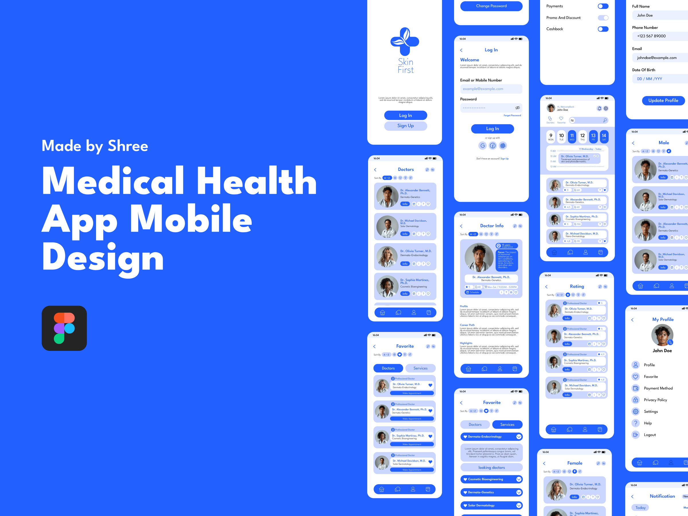 Medial & Appointment App Design